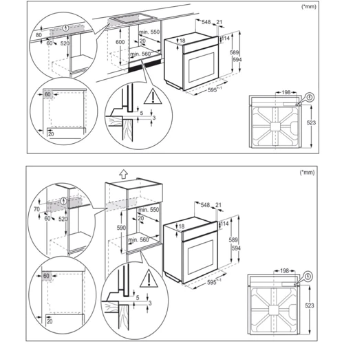 Духова шафа електрична Zanussi OPZB4310X: Кількість режимів нагріву 6