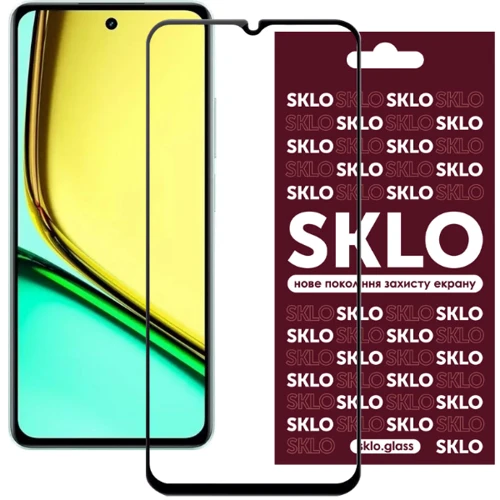 Tempered Glass Black for Realme C67 4G: Тип защитное стекло