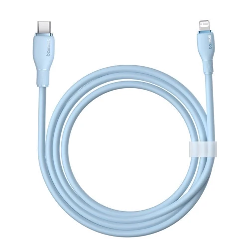 Кабель Baseus Cable USB-C to Lightning Pudding Series Fast Charging Cable 20W 1.2m Blue (P10355701311-00) фото 4