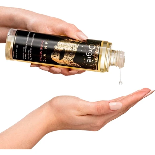 Массажное масло Orgie – Tantric Divine Nectar (200 мл), для тантрического массажа, увлажнение