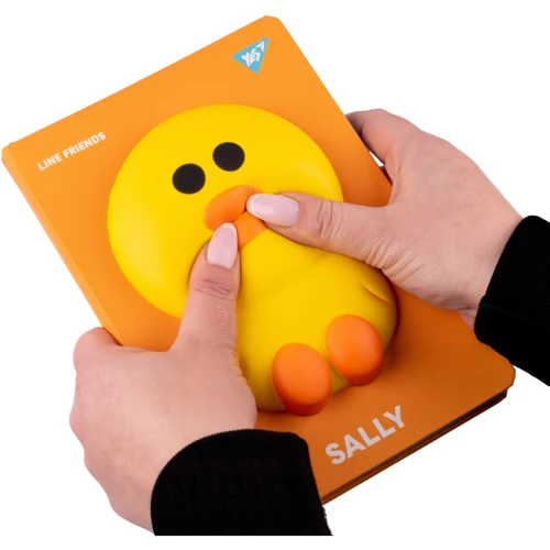 Блокнот-сквіш YES А5, 128 л. лін. Line Friends. Sally (151787) фото 6