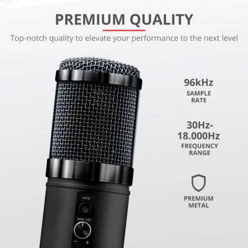 Мікрофон Trust GXT 256 Exxo USB Streaming Microphone (23510) фото 7