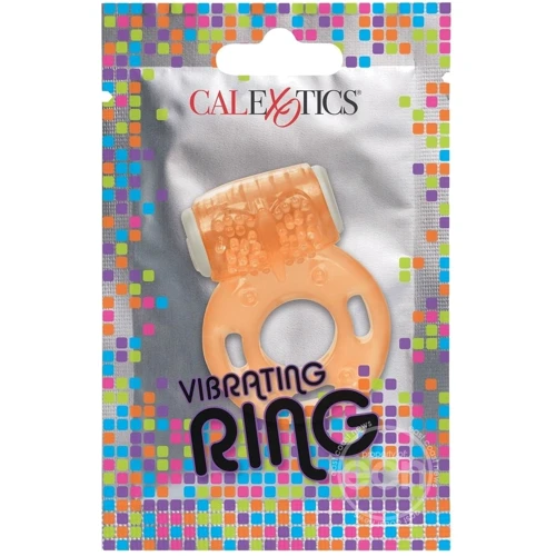 Эрекционное виброкольцо California Exotic Novelties Vibrating Ring (оранжевое)