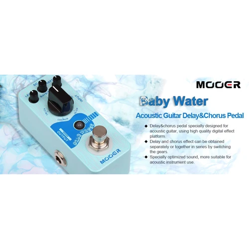 Педаль гитарных эффектов Педаль эффектов MOOER Baby Water