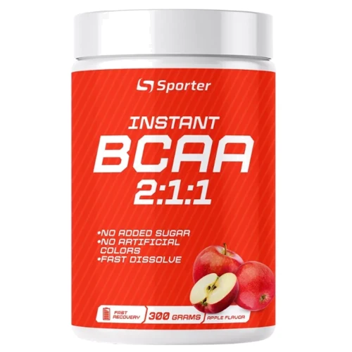 Амінокислота для спорту Sporter BCAA Instant 300 g / 30 servings / apple