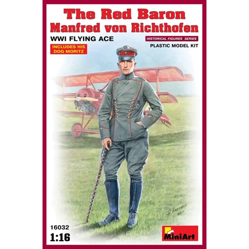 Збірна модель MiniArt Red Baron. Manfred von Richthofen.WW1 Flying Ace (MA16032)