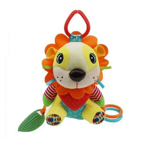 Мягкая погремушка-подвеска Bambi Лев с прорезывателем (WD210260-5): Производитель Bambi