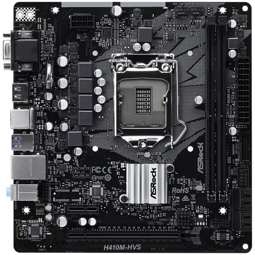 ASRock H410M-HVS: Роз'єми на платі SATA 3.0, PCI Express x1
