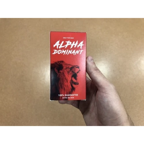 Крем для увеличения пениса Alpha dominant (7 саше в упаковке)
