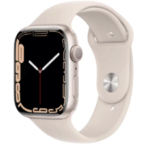Apple Watch Series 7 45mm GPS+LTE Starlight Aluminum Case With Starlight Sport Band (MKJQ3/MKJ83) Approved