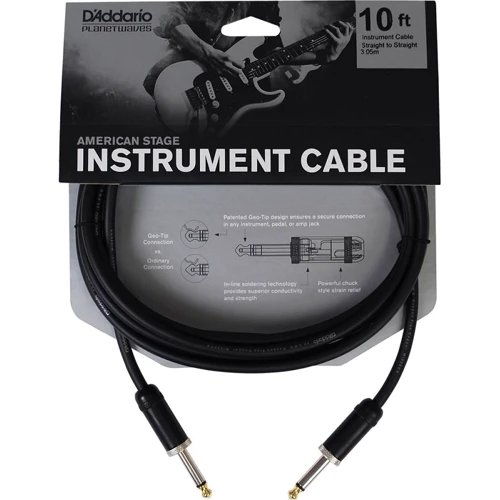 Инструментальный кабель PLANET WAVES PW-AMSG-10 AMERICAN STAGE 10f