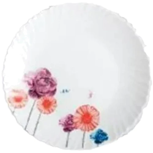 Тарелка обеденная Vittora Wave Акварельные цветы 22 см (V-220AF): Тип Тарелка