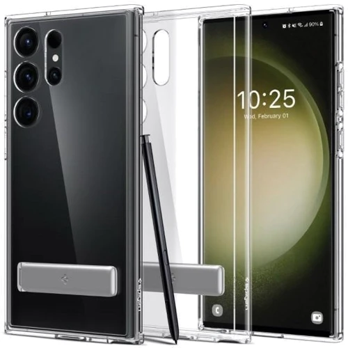 Чехол для телефонов Spigen Ultra Hybrid S Crystal Clear (ACS05622) for Samsung S918 Galaxy S23 Ultra