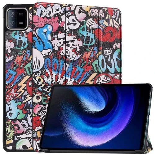 Аксессуар для планшетных ПК BeCover Smart Case Graffiti for Xiaomi Mi Pad 6/6 Pro (709496): Цвет рисунок