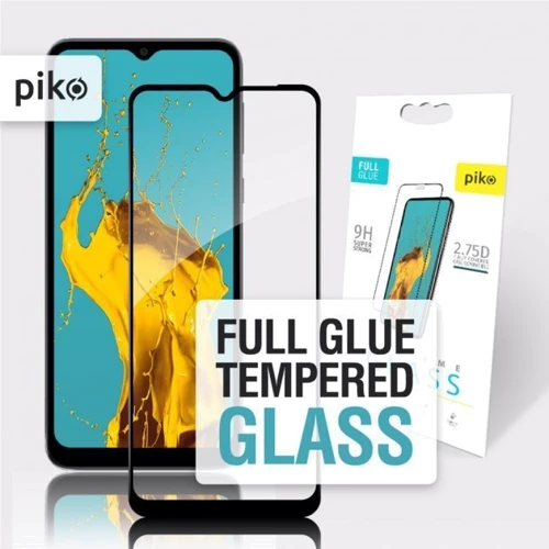 Аксесуар для смартфона Piko Tempered Glass Full Glue Black для Motorola Moto E13: Колір черный