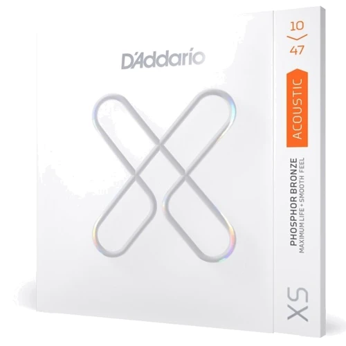 Струна для гитар Набор струн D'addario XSAPB1047 XS Phosphor Bronze Extra Light (10-47): Тип Комплект струн