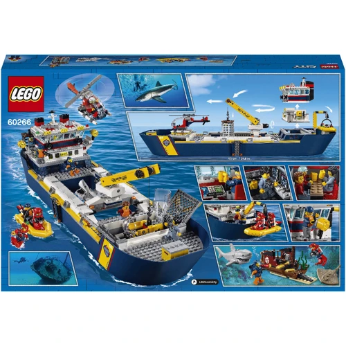 LEGO City Океан: науково-дослідницький корабель (60266): Серія City