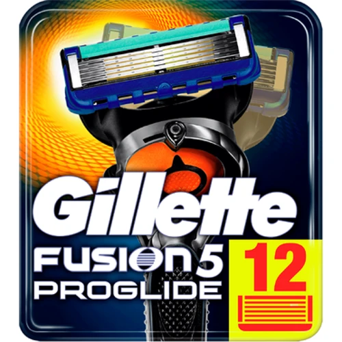 Gillette Fusion ProGlide Змінні касети для гоління 12 шт.