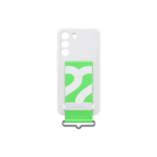 Аксессуар для смартфона Samsung Silicone with Strap Cover White (EF-GS901TWEGRU) for Samsung S901 Galaxy S22: Цвет белый