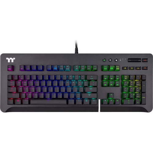 Клавиатура Thermaltake Level 20 GT RGB Speed Silver Switches (GKB-LVG-SSBRRU-01): Подключение проводное