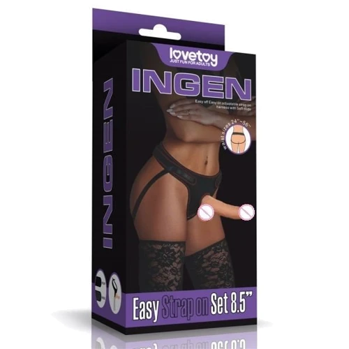 Страпон LOVETOY Easy Strapon Set 8.5''