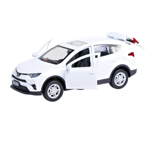 Автомодель - TOYOTA RAV4 (белый, 1:32)