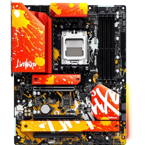 ASRock B650 LIVEMIXER: Оперативна пам'ять 4xDDR5 6400+ МГц, до 128 ГБ