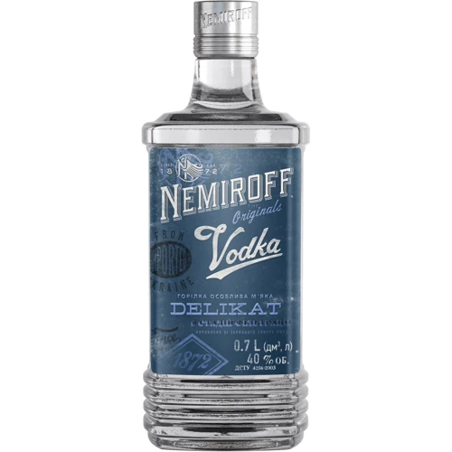 Горілка Nemiroff Делікат М'яка 40% 0,7 л (NMF4820181420444)