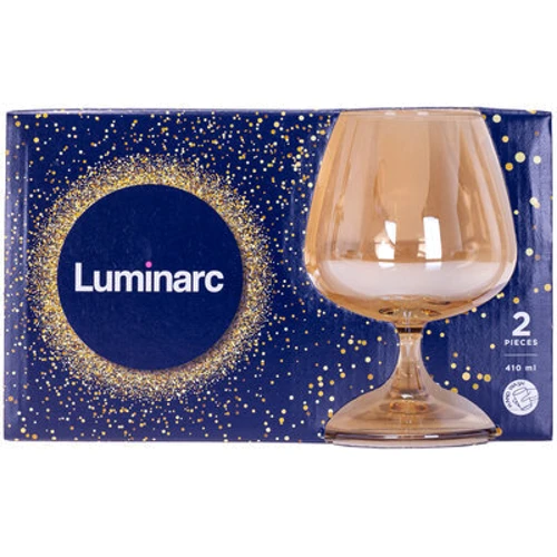 Келих Luminarc Селест Золотий Мед для коньяку 2X410 мл (P9308 / 1): Об'єм келиха, мл 410