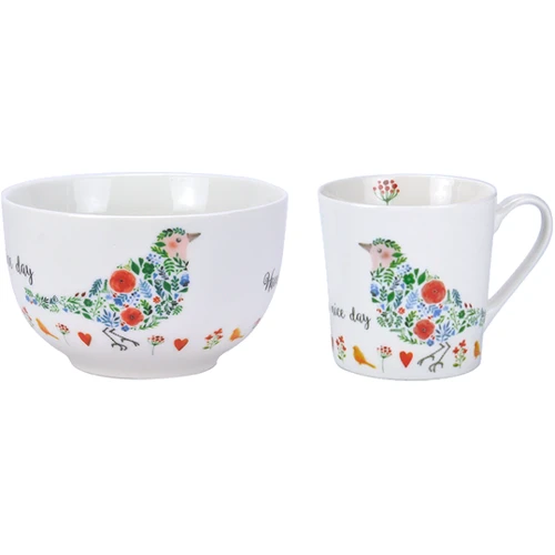 Столовый сервиз Limited Edition HAPPY BIRD 2 предмета (B1237-09264-1)