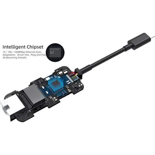 Адаптер REAL-EL Adapter USB-C to RJ45 CE-150 Space Grey (EL123110004) фото 6