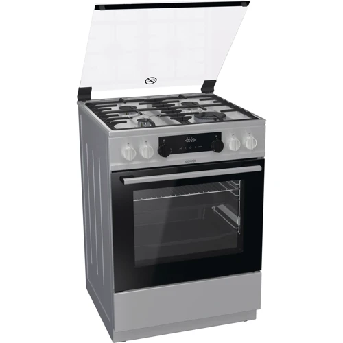 Плита комбінована Gorenje KS6350XA: Об'єм духовки, л 71