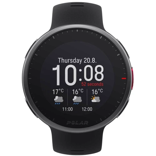 Смарт-часы Polar Vantage V2 Black M/L (725882054865): Фитнес-функции Секундомер, Шагомер, Скорость движения, Пульсометр, Подсчет калорий, GPS-модуль