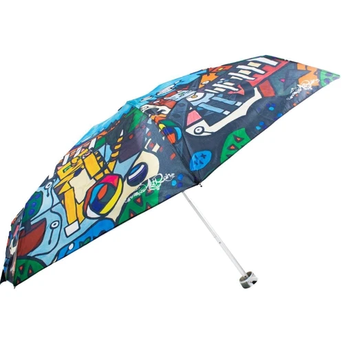 Парасолька жіночий механічний Art Rain блакитний (ZAR5325-2050): Механізм механічний