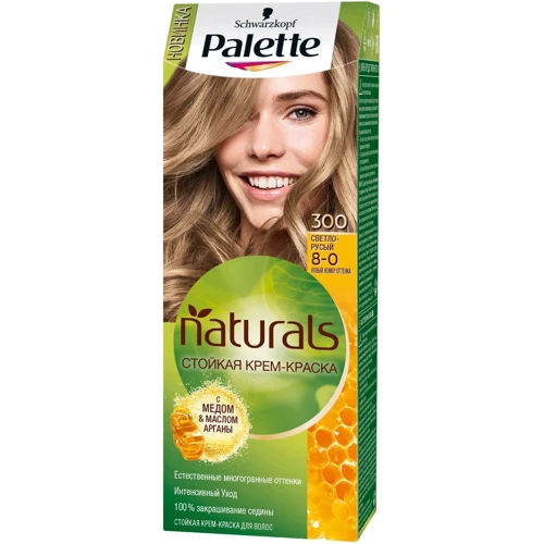 Palette Naturals Крем-краска для волос 8-0 (300) Светло-русый 110 ml