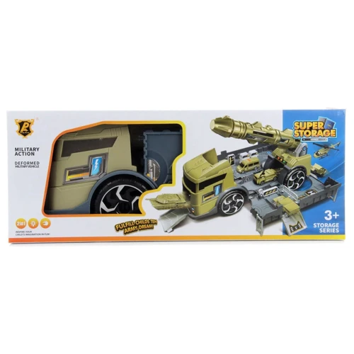 Ігровий набір Veld Co Трейлер-Військова база з балістичною ракетою (P910-A)