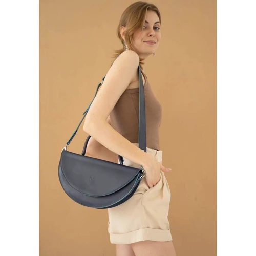 Жіноча сумка-сетчел The Wings Сhris maxi темно-синя (TW-Chris-max-dark-blue)