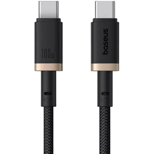 Кабель Baseus Cable USB-C to USB-C Dura Series 100W 1m Black/Gold (P10377803U01-00)