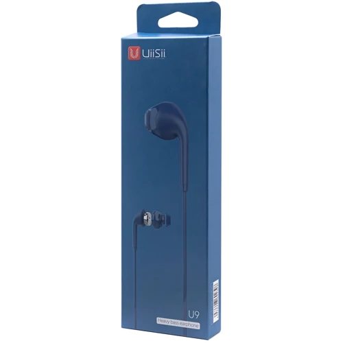 Наушники UiiSii U9 Blue: Тип конструкции вакуумные