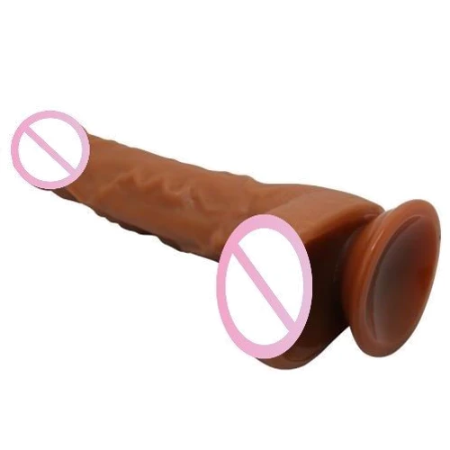 Фаллоимитатор на присоске Baile Beautiful JASON 9,4'' Brown, BW-008041NR-1