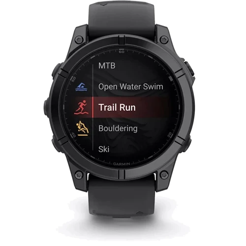 Смарт-часы Garmin Fenix E 47mm Slate Grey Steel with Black Silicone Band (010-03025-01): Особенности Большой экран, Тактические, Термометр, Компас, Барометр, Бесконтактная оплата, Влагозащищенные