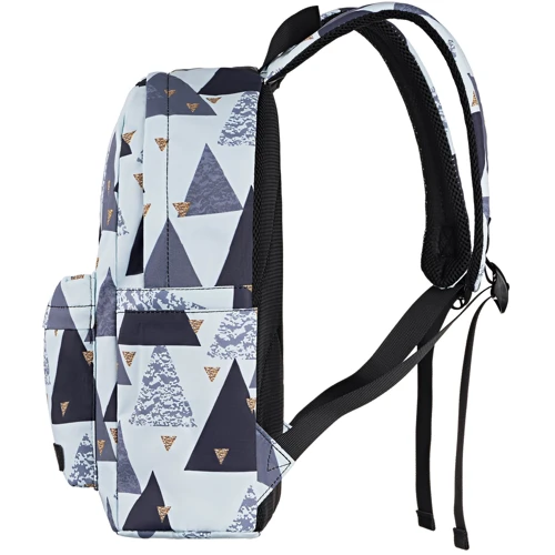 Сумка для ноутбуков 2E Bags&Cases 13" TeensPack Triangles Backpack White (2E-BPT6114WT): Форм-фактор 13"