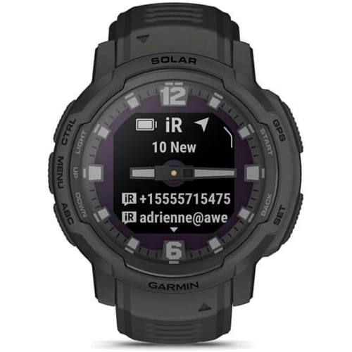 Смарт-часы Garmin Instinct Crossover Solar Graphite (010-02730-01) фото 10