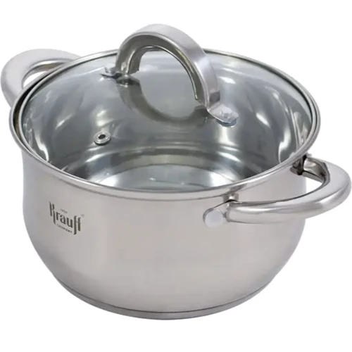 Кастрюля Krauff Steil со стеклянной крышкой 18 см 2.5 л (26-238-074): Тип Традиционная