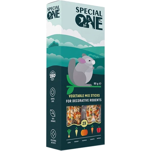 Палочки Special One Овощной микс для декоративных грызунов 90 г (4823082423507)