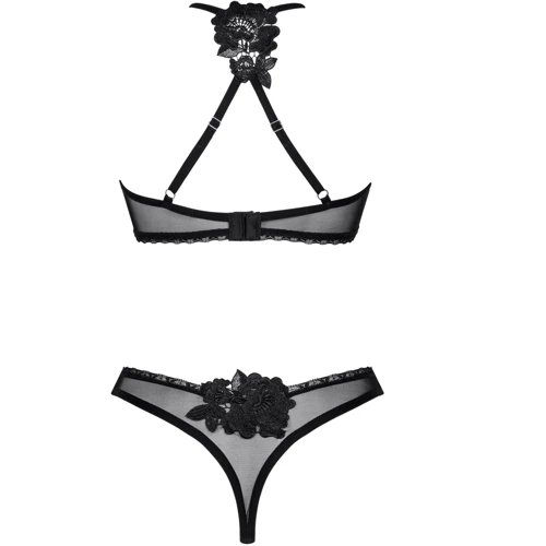 Комплект Obsessive Latinesa 2-pcs set Black, XL/2XL