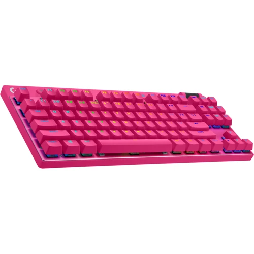 Клавіатура Logitech G Pro X TKL Lightspeed Tactile Magenta (920-012159): Підключення беспроводное
