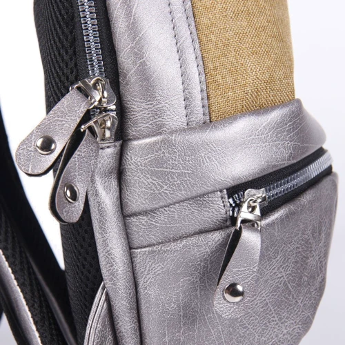 Рюкзак Cerda Mandalorian - The Child Silver Casual Fashion Faux-Leather Backpack: Возрастная группа от 13 до 18 лет