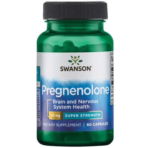 Swanson Pregnenolone 50 mg Прегненолон 60 капсул