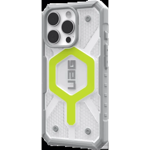 Чехол для iPhone Urban Armor Gear UAG Pathfinder Clear Magsafe Active Neon (114464118181) for iPhone 16 Pro: Тип чехла противоударный